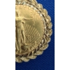 Image 6 : Stunning U.S 1994 $25 1/2 Oz Fine Gold Eagle In 14K Gold Bezel & On 14K Gold Chain - Weight: 48.4g