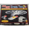 Image 1 : Star Trek: The Next Generation - USS Enterprise with Stand & Personal Shuttle Type 6 - Steel Model