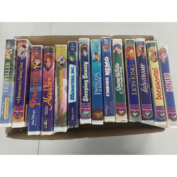 Group of Walt Disney VHS Movies -  All The Classic Titles - 15 total - See Pictures