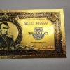 Image 2 : United States $5 Gold Foil Note 