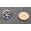 Image 2 : 14K Gold Rotary International Lapel Pin - Weight: 0.7g