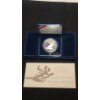 Image 1 : United States Mint Jackie Robinson 50th Anniversary Commemorative Proof 90% Silver Dollar With COA