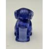 Image 1 : Adorable Degenhart Vintage Glass Dog Figurine-Blue Bird