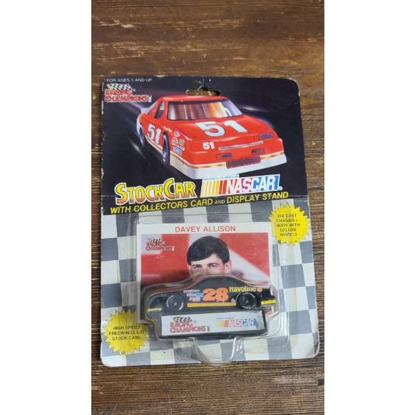 (5) Collectible Nascar Scale Collectibles Including Robert Presley & Davey Allison Replica's 