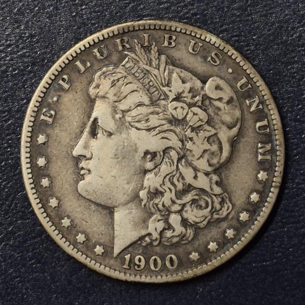 1900 S  Morgan silver Dollar In Ex Fine Grade See Pics