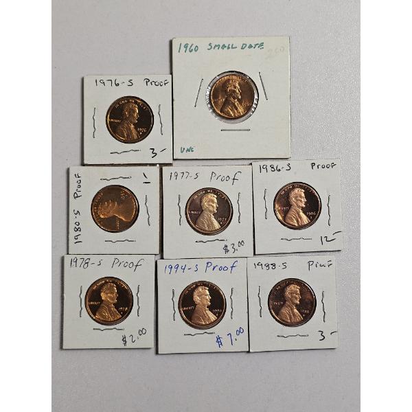 Collection of American Lincoln Memorial Cents