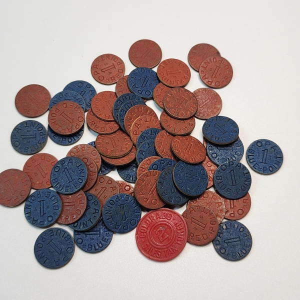 Large Lot of Assorted War Ration Tokens