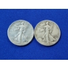 Image 1 : 2 - 90% Silver Walking Liberty Half Dollars: 1934 & 1943