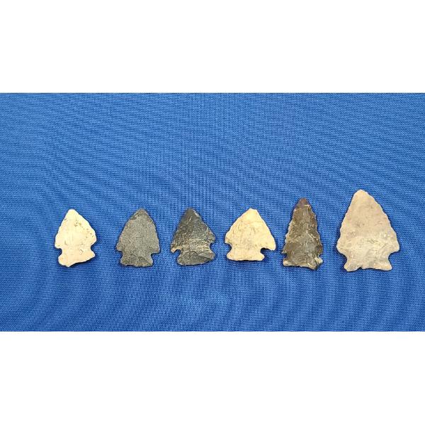 Assorted Collection Of (6) Arrowheads