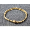 Image 3 : STUNNING 14K GOLD Nugget Style Bracelet Weighing 17.3 Grams Measuring About 7 Inches Long