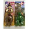 Image 1 : Set of 2 TY Beanie Babies Plush Bears - Britannia And Erin - Brand New In The Packaging