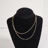 Image 1 : 14K Yellow Gold Diamond Cut Rope Chain Necklace - 30"