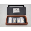 Image 1 : Set of Certified 2010-S Presidential Dollar Coins ANACS PR70 DCAM in Wooden Display Box 
Fillmore, P