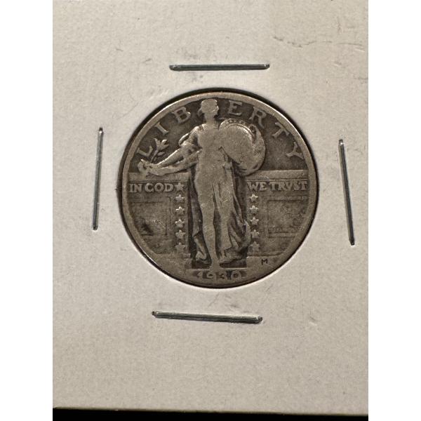 1930 United States Standing Liberty Silver Quarter - Incredible Coin