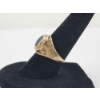 Image 2 : 10K Gold 1999 Class Ring With Blue Stone - Size 6.5 - Total Weight: 6.1g