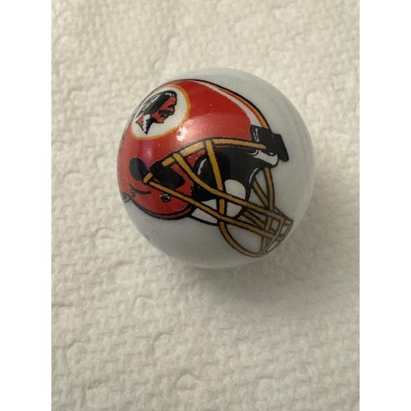 	Vintage Washington Redskins One Inch Shooter Marble
