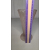 Image 2 : Vintage Indiana Diamond Point Frosted Pink Glass Vase & Cobalt Blue Hobnail Mini Pitcher 
