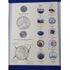 Image 11 : Fifty State Commemorative Quarter Collection Book & U.S. 1957-A $1 Silver Certificate FV: $12.50