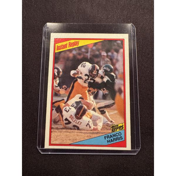 1984 Topps Instant Replay Franco Harris Pittsburgh Steelers Football Card - Excellent Condition