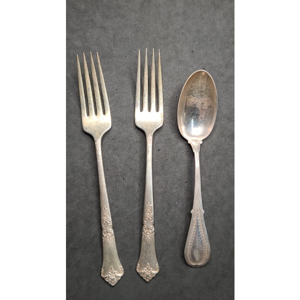 (3) Pcs Of Sterling Silverware - Total Weight: 110.4g