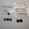 Image 1 : Assorted U.S. Coins: 3 Reprocessed Steel Cents, 2009 UNC Cents, 3 Loose Steel Cents, 2 Loose Nickels