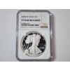 Image 1 : 2008-W American Silver Eagle - 1 oz .999 Fine Silver - NGC PF 70 ULTRA CAMEO
