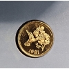 Image 4 : 1981 Belize 50 Dollars .500 Gold Proof Coin From The Franklin Mint With COA