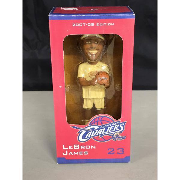NEW IN BOX - 2007-08 LeBron James #23 Cleveland Cavs Basketball Bobble Head - Approx. 8in 