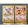 Image 3 : Four Assorted FIRST EDITION Neo Genesis Set Vintage Pokemon Trading Cards 