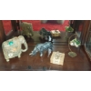 Image 1 : 4 Pc Carved Animal Group As Shown - Very Collectible and Highly Decorative - See Pics