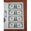 Image 3 : Uncut Sheet of 1999 United States $1 Federal Reserve Bureau of Engraving & Printing ~ $4 Face Value