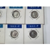 Image 4 : x10 Assorted Years 90% Silver Mercury Dimes FV: $1.00