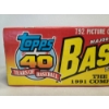 Image 2 : Topps 1991 Baseball Complete Set Box - Unsealed
