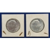 Image 1 : Lot of 2 90% Silver 1964 Kennedy Half-Dollars, FV $1.00