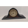 Image 1 : Antique Gilbert Mantle Clock Wood Cabinet - See Pics