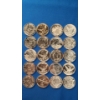 Image 7 : Tube Of (20) 1 ADVP Ounce .999 Fine Copper Rounds With Assorted Motifs