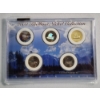 Image 1 : 2004 Keelboat Nickel Collection - 5 Coin Set in Display Slab