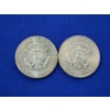 Image 2 : x2 1964 90% Silver Kennedy Half Dollars FV: $1.00