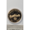 Image 4 : History Of Gold 1937 "Fort Knox Gold Vault" 24K Gold Layered Commemorative Replica Coin With COA