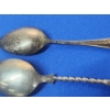 Image 8 : 3 - Vintage Sterling Silver Collectible Spoons: Chicago, Floral Twist, Yellowstone - TW: 60.8g