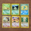 Image 1 : Six Assorted Vintage 1st Edition Pokemon Trading Cards 