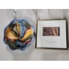 Image 2 : Lot of Home Decor - Candleholders, Painted Dish, Wall Art 