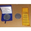 Image 1 : Historical Lot William McKinley Medal - 1890 Election Silk  - Medal Honoring WWII 