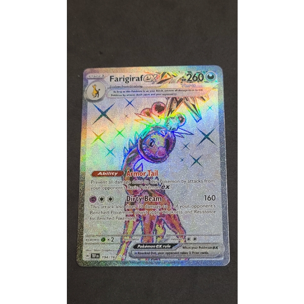2024 Farigiraf EX Ultra Rare Holo 194/162 Pokémon Card