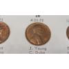 Image 5 : Small 1964 Nixon Cent, Gettysburg & Apollo Moon Missions Stamped Commemorative Lincoln Cents 