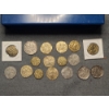Image 7 : Whitman Coin Storage Container Missing Lid With Collection of 17 Copy/Replica Ancient Coins