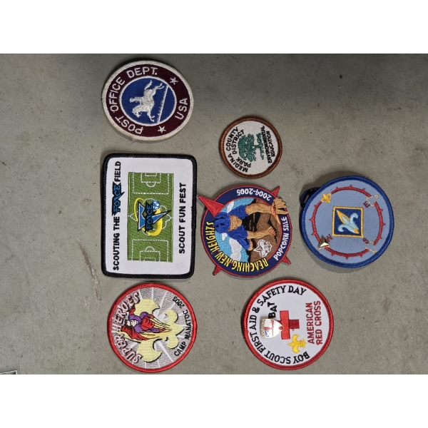 Like New Scout Patch Collection