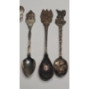 Image 3 : (6) Silverplated Souvenir Spoons - Weight: 106.5g 
