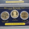 Image 3 : Two U.S. Presidential Dollar Coin Sets FDOI: Hoover & Taft - Face Value: $6.00