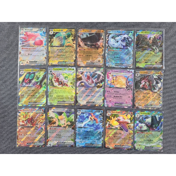 15 Assorted Holo Rare & Promo Pokemon Trading Cards Ft. Blissey & Noivern - NEAR MINT - ENGLISH